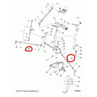 TIE ROD MATRYX/AXYS 36